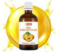 Olio di Albicocca Bio 100% Puro Spremuto a freddo - Certificato Cosmetico e Alimentare Uso interno - 50 ml LaborBio