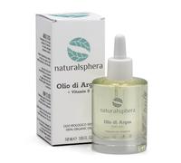 Olio di Argan 100% biologico puro arricchito di Vitamina E antirughe viso idratante corpo ricostituente capelli e barba cuticole - anti smagliature e nutriente - 50 ml - profumo al mandarino