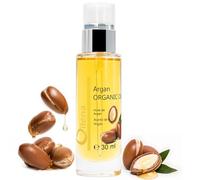 Olio di Argán Orgánico Viso, Capelli Corpo Unghie Olio da Marroco Puro Vergine Spremuto a Freddo Acne, Smagliature, Cuticole Idratante Lenitivo Anti Rughe 100% Biologico (30 ML)