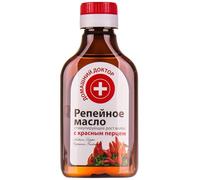 Olio di bardana con perdita di capelli pepe rosso, olio di capelli,Репейное масло