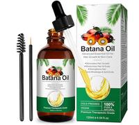 Olio di Batana per Capelli 120 ml, Olio Essenziale di Batana Puro al 100% Pressato a Freddo, Favorisce la Crescita dei Capelli, Nutre il Cuoio Capelluto, Previene la Caduta e la Rottura dei Capelli