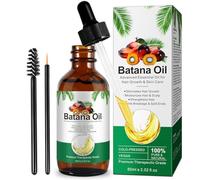 Olio di Batana per Capelli 60ml, Olio Essenziale di Batana Puro al 100% Pressato a Freddo, Favorisce la Crescita dei Capelli, Nutre il Cuoio Capelluto, Previene la Caduta e la Rottura dei Capelli