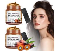 Olio di Batana per Capelli - Trattamento e Condizionatore Organico per Capelli Sani 120ml - Leviga, Nutre e Protegge il Fusto (2 Pezzi)