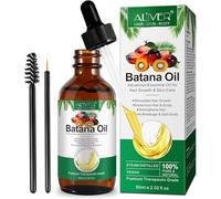 Olio di batana per la crescita dei capelli, olio di batana biologico naturale e puro al 100%, oli essenziali idratanti, migliora la luminosità dei capelli e della pelle per uomini e donne, 60ml