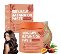 Olio di Batana Raw Batana Oil Pasta per capelli - Olio per capelli Ba-tana - Pasta grezza - Olio per capelli per la crescita dei capelli, contro la caduta dei capelli, favorisce la lucentezza dei