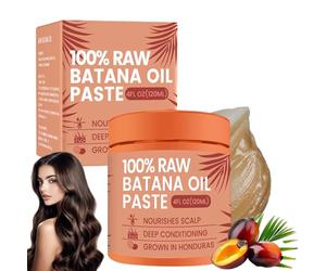 Olio di Batana Raw Batana Oil Pasta per capelli - Olio per capelli Ba-tana - Pasta grezza - Olio per capelli per la crescita dei capelli, contro la caduta dei capelli, favorisce la lucentezza dei