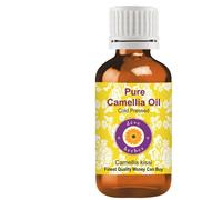 Olio di camelia puro (Camellia kissi) spremuto a freddo per pelle e capelli