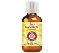 Olio di camelia puro (Camellia kissi) spremuto a freddo per pelle e capelli