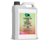 Olio di carota | Senza SPF | Accelera l'abbronzatura | Olio per il corpo ideale per pelle secca Olio di carota per viso di carota Olio di semi di carota per danni al sole Pelle ricco di beta-carotene