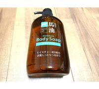 Olio di cavallo Kumano con olio di Tsubaki sapone per il corpo 600 ml / 20 on...