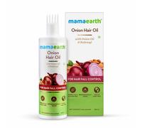 Olio di cipolla Mamaearth per la crescita dei capelli e il controllo della ca...