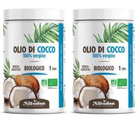 Olio di Cocco Bio 1 L Natureen Planète au Naturel Crudo e Spremuto a Freddo Puro