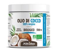 Olio di Cocco Bio 500 ml Natureen Planète au Naturel Crudo e Spremuto a Freddo