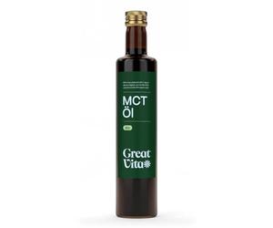 Olio di cocco biologico MeaVita a base di olio MCT (1x 500 ml) Acidi grassi C8 e C10, 60% acido caprilico e 40% acido caprico