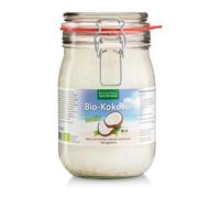Olio di cocco biologico spremuto a freddo barattolo con chiusura