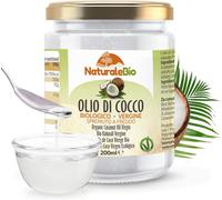 Olio Di Cocco Biologico Vergine 200 Ml. Crudo E Spremuto a Freddo. Organico E Na