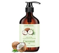 Olio di cocco frazionato 1000 ml - per pelle e capelli, per capelli e lucidalabbra - Olio vettore di cocco per miscelare oli essenziali