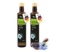 olio di cumino nero mituso, puro al 100% e pressato a freddo, 1 confezione (1 x 1000 ml)