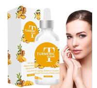 Olio di curcuma | 1 ONCIA. Olio nutriente schiarente per la pelle alla curcuma per macchie scure - Idratante per il viso non grasso Skincare per pelle secca, arrossamento e imperfezioni della