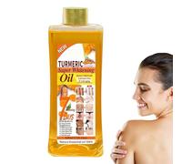 Olio di curcuma morbido 7 - Corpo luminoso naturale per viso e pelle | Trattamento della curcuma idratante e nutriente | 300 ml di olio superblocchi, cura della pelle secca
