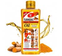 Olio di curcuma per corpo | Morbido 7 Olio di curcuma da 200 ml per lo sbiancamento della pelle | Olio Essenziale Illuminante Intensivo Soft 7 | Oli sbiancante alla profondamente idratante