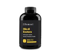 Olio di Enotera - 200 Perle Spremuto a Freddo - 2000 mg di evening primrose oil per dose - 10% GLA con Vitamina E - Salute delle Donne, Antiossidante Per la Pelle e della Ossa - Zenement