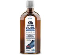 Olio di fegato di merluzzo norvegese + D3, 1000mg Omega 3 (Limone) - 250 ml