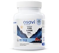 Olio di fegato di merluzzo norvegese in capsule morbide, 1000mg (limone) - 60 capsule morbide