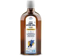 Olio di fegato di merluzzo norvegese per bambini, 500mg di Omega 3 (Limone) - 250 ml