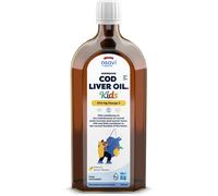 Olio di fegato di merluzzo norvegese per bambini, 500mg di Omega 3 (Limone) - 500 ml