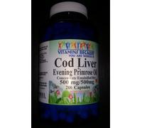 Olio di Fegato Merluzzo Concentrato E Enotera Epa / Dha / Gla Vitamina D3 200