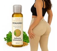 Olio di Fieno Greco Francese - Aumenta il Volume di Glutei, Seno e Fianchi - Olio Naturale 100% Francese per Fessier più Tondi e Pelle Morbida - 100 ml