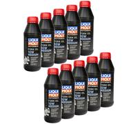 Olio Forcella Liqui Moly Motocicletta 10W Medio 10x 500 ML Ammortizzatori