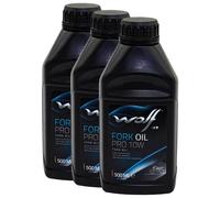 Olio Di Forcella WOLF FORK OIL PRO 4662 10W 3 X 500 Ml Olio Per Ammortizzatori