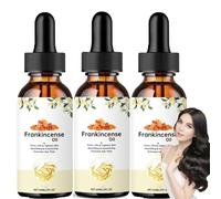 Olio di incenso per la pelle, olio di incenso naturale, oli per il viso da donna, anti-invecchiamento, cura di sé, pelle, viso, capelli, massaggio e rilassamento. (3 pezzi)