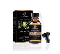 Olio di Jojoba bio - Olio di jojoba naturale puro al 100% - Olio pressato a freddo - Idratante perfetto per capelli, pelle, viso, unghie e capelli 120 ml (4oz)