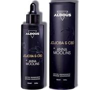 Olio di Jojoba Puro 100% Arricchito con CBD - Spremuto a Freddo - Vegano - Formula Avanzata - Capelli, Viso, Corpo, Sopracciglia, Barba - 100 ml - Regalo Originale