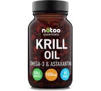 Olio Di Krill, 60 Capsule, 1000Mg, Olio Di Krill Antartico, Ricco Di Acidi Grass