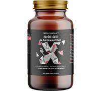 Olio di krill BrainMax con astaxantina, 500 mg, 100 capsule softgel