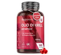 Olio Di Krill Puro Antartico Con Astaxantina E Colina (Scorta 3 Mesi), Omega 3