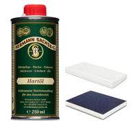 Olio di legno incolore per interni nel set da 250 ml, olio di lino per oliare piani di lavoro, mobili, tavoli, mobili in legno di faggio, quercia, faggio selvatico, quercia selvatica, larice