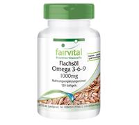 Olio di lino 120 capsule | Olio di lino | Omega 3-6-9 | per cuore e grassi ne...