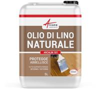 Olio di Lino Naturale per legno interno, esterno: ARCALIN 101-5 L - ARCANE INDUSTRIES