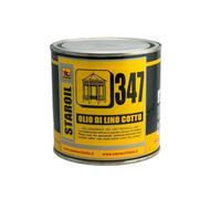 OLIO DI LINO STRAOIL COTTO 1LT RESTAURO IMPREGNARE PER LEGNO IMPERMEABILE LUCIDO