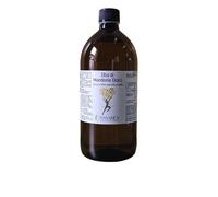 OLIO di MANDORLE DOLCI 1Litro (1000mL) | Puro 100% Pressato a Freddo | ANCHE USO ALIMENTARE, Per VISO, Smagliature CORPO e CAPELLI | Tappo con sigillo inviolabile
