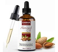 Olio di mandorle - Qualità Premium 100% puro olio di mandorle dolci certificato, biologico. Ideale per la crescita naturale dei capelli, idratante viso, struccante e per il massaggio del corpo 100ml