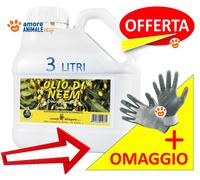 OLIO di NEEM → 3 LT Insetticida Repellente Naturale 100% Vegetale → BIOLOGICO