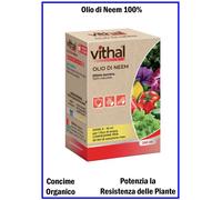 Olio di Neem Liquido Oleoso Concime Organico Fogliare per Piante Bio Agricoltura