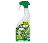 Olio di neem + Ortica Pronto Uso FLORTIS - Afidi Larve Minatrici Tripidi e altri