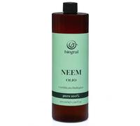 Olio di Neem per Persone 1 Litro per Pelle, Capelli e Unghie Olio di Neem Puro Spremuto a Freddo e Filtrato al Carbonio Certificato ECOCERT e BIOCERTITALIA Argan Italia